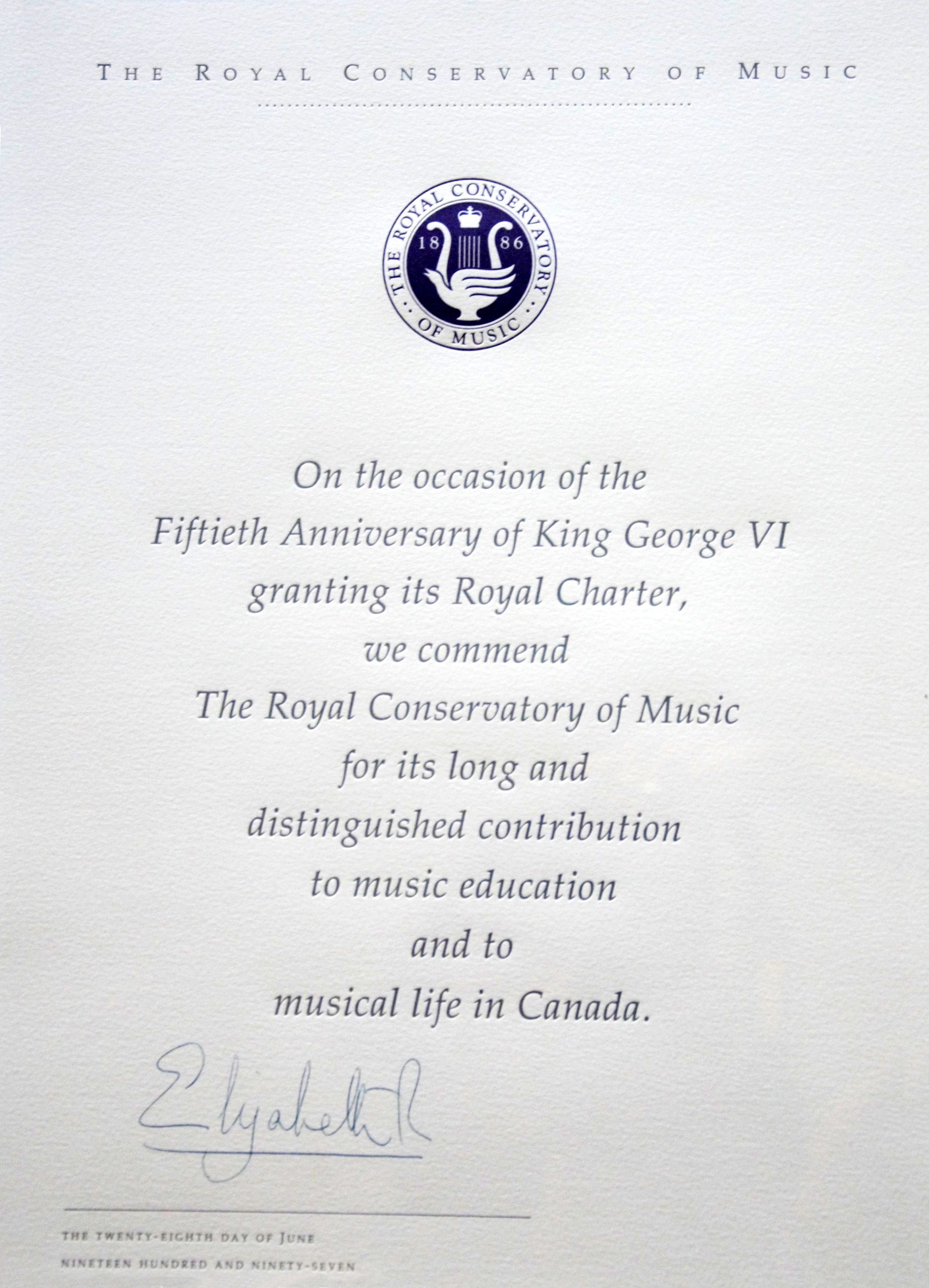 RCM Royal Declaration